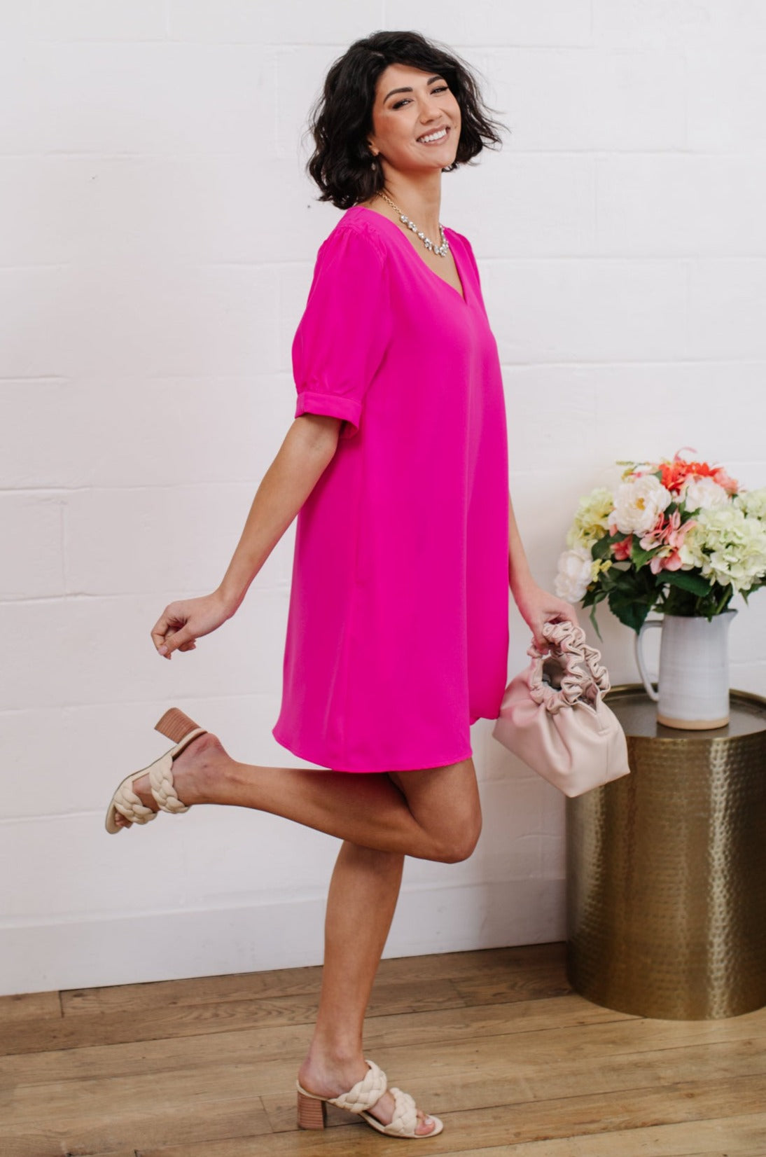 Adore Me Dress In Pink