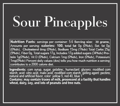 Sweetables | Sour Pineapples